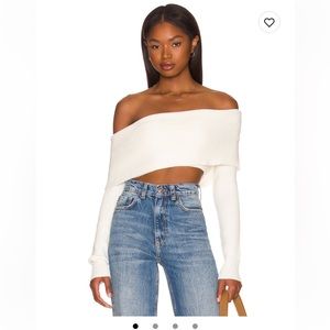 Superdown Lyla Crop Sweater from Revolve, new with tags, size XS